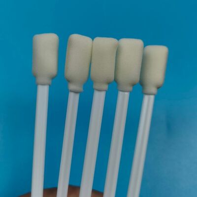White PP Stick Double Ended Rectangular Sponge Cleaning Swab Mimaki Printer Cleaning Foam Tip Cleanroom Swab