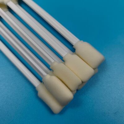 White PP Stick Double Ended Rectangular Sponge Cleaning Swab Mimaki Printer Cleaning Foam Tip Cleanroom Swab