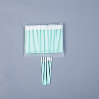 Knitted Polyester / Microfiber Electronics Cleaning Swabs Round Head OEM Service