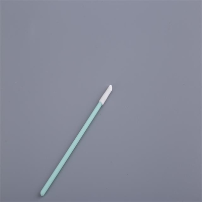 High Absorbency Cleanroom Foam Swabs , Lint Free Cleaning Swabs Flexible Beveled Head