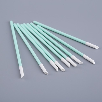 Powder Free Industrial Cotton Swabs Beveled Pu Head Good Wear Resistance