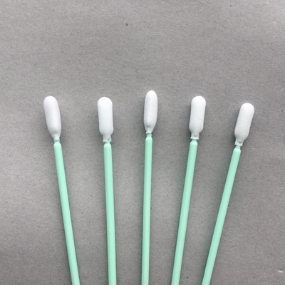 Industrial Sponge ESD Safe Swabs , Electronic Long Cleaning Swabs Pp Stick