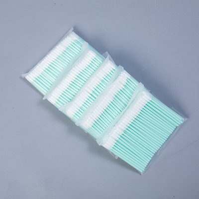 100% Polyester Plastic Cotton Swabs 70 Mm Total Length No Chemical Reaction