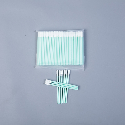 100% Polyester Plastic Cotton Swabs 70 Mm Total Length No Chemical Reaction