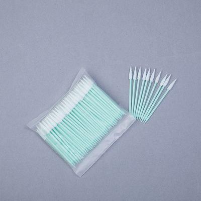 Thin Pointed Head Cleanroom Mobile Phone Cleaning Foam Swabs