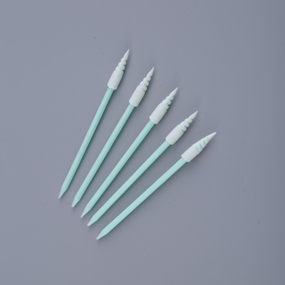 Thin Pointed Head Cleanroom Mobile Phone Cleaning Foam Swabs