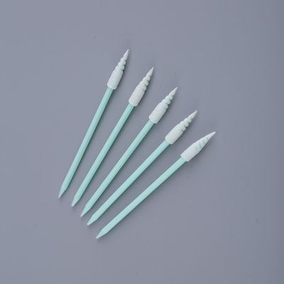TX751 Cleaning Foam Swabs Thin Spiral Pointed Head Cleanroom Cleaning Stick