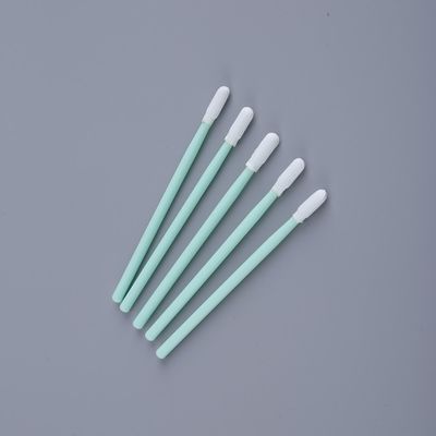 Double Layer Polyester Cleanroom Swab with ESD-Safe Polypropylene Handle Packed in ISO Class 4 Cleanroom