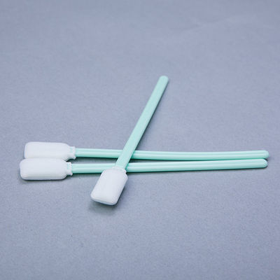 Industrial Solvent Cleaning Swabs with Thermally Bonded Foam Head, High Solvent-Holding Capacity