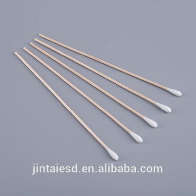 Disposable Wooden Swab with 100% Pure Cotton and Sponge Head for Gynecological Examination (150mm Length)