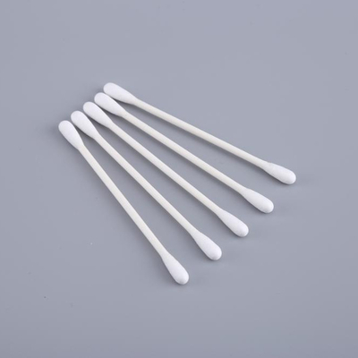 Home Use Cotton Bud Swab Double Round Tip And Paper Stick No Pollution