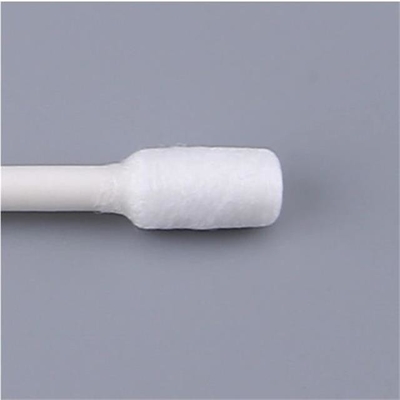 Industrial Cleaning Cotton Bud Swab , Thin Flat Head Long Stick Cotton Swabs