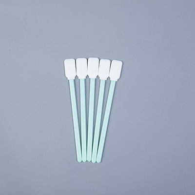 Lint Free Polyester Swab Stick Non Woven Head For Inkjet Printer Cleaning