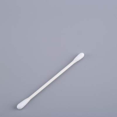 Paper Handle White Cotton Bud Swab Round Head For Cosmetic Cleaning