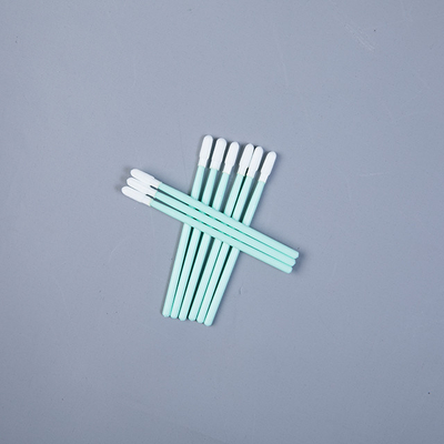 Lab Double Layer Polyester Swab , Clean Room Cotton Swabs Plastic Sticks