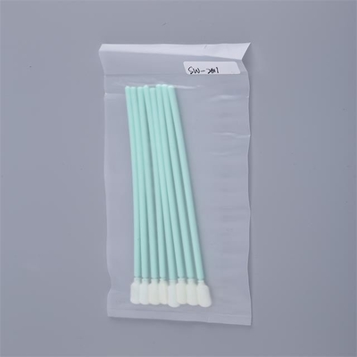 Dust Free Foam Cleaning Swabs , Printhead Cleaning Swabs Long PP Handle