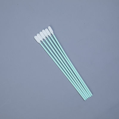 150mm Length Foam Swab with Polypropylene Handle and Cleanroom Laundered Foam Head for Precision Cleaning