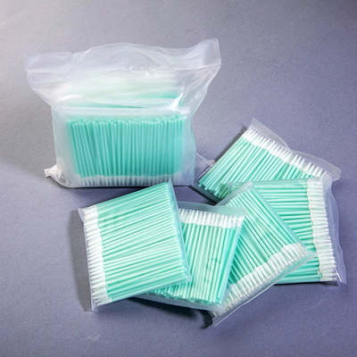 Lint Free Mobile Phone ESD Safe Swabs 11.5 Mm Head Length With Foam Tip