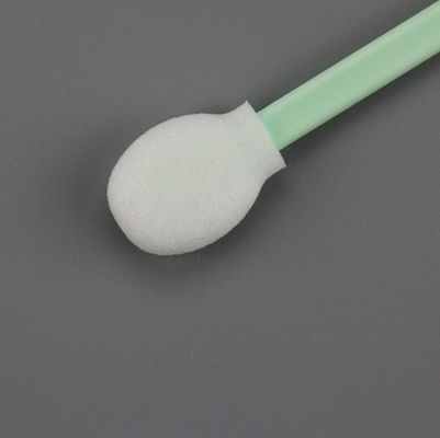 Thermally Bonded Foam Tip Swab with Low Non-Volatile Residue and ESD Safe Handle for Printhead Cleaning