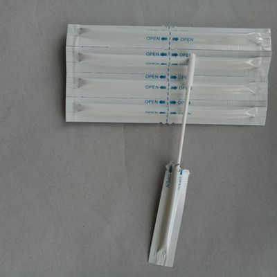 Dry / Pre Wet Cotton Bud Swab Individual Packing Stick For Industrial Cleaning