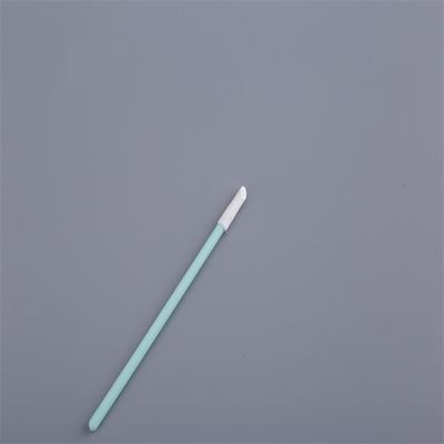 Powder Free Industrial Cotton Swabs with Beveled PU Head for Good Wear Resistance in Cleanroom Applications