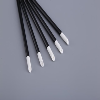 Customized Chips Lint Free Cleaning Swabs Black PU Foam No Silicone Oil