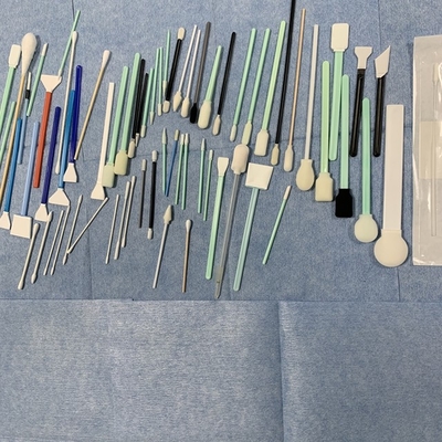 Big Round Head Foam Cleaning Swabs Low Nonvolatile Residue SGS Approved