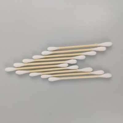ECO Biodegradable Bamboo Handle Double Head Cotton Bud Swab in Paper Box