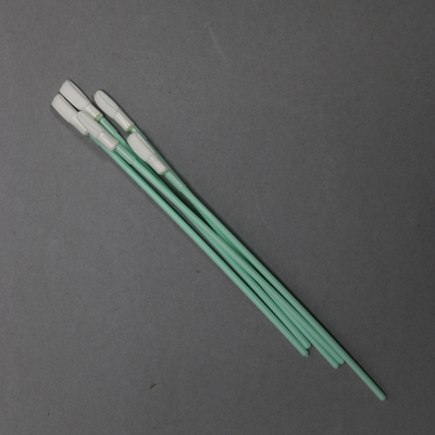 165mm Polyester Dacron Swab With Heat Shrink Green Rigid Handle Swabs