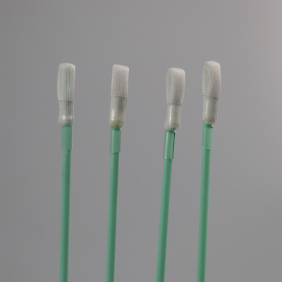 165mm Polyester Dacron Swab With Heat Shrink Green Rigid Handle Swabs