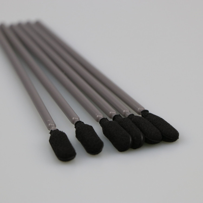 Gray PP Stick Open Cell Foam Cleanroom Swab For Industrial Use
