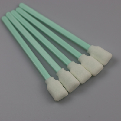 Printer Head Rectangle Sponge Head PP Handle Foam Tip Cleaning Swab