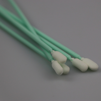 SGS certificated 165mm 6.6" Long Handle Cleanroom Sponge Cleaning Swabs