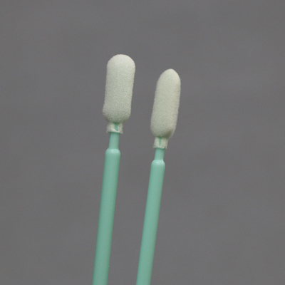 SGS certificated 165mm 6.6" Long Handle Cleanroom Sponge Cleaning Swabs