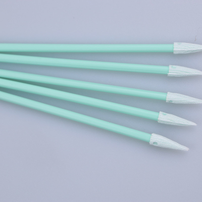 Cleanroom Double Layers Polyester Swab For Cleaning Precision Instrument Microscope