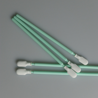 Cleanroom Disposable 102mm Length Industrial Double Layer Polyester Cleaning Swab Sticks