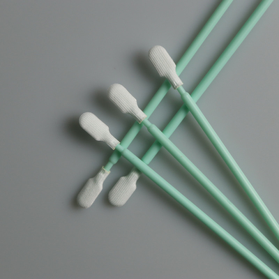 Cleanroom Disposable 102mm Length Industrial Double Layer Polyester Cleaning Swab Sticks