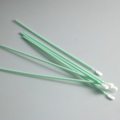 250mm PP Long Handle Lint Free Dacron Swabs Cleaning Stick For Electronics