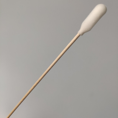 Individual Package Wooden Handle 15cm Medical Foam Swab