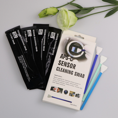 16mm Width Microfiber Sensor Cleaning Swabs For Camera
