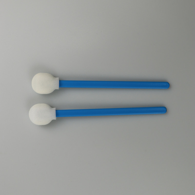 Lollipop Round Sponge Head Disposable Lint Free Swabs Blue Stick
