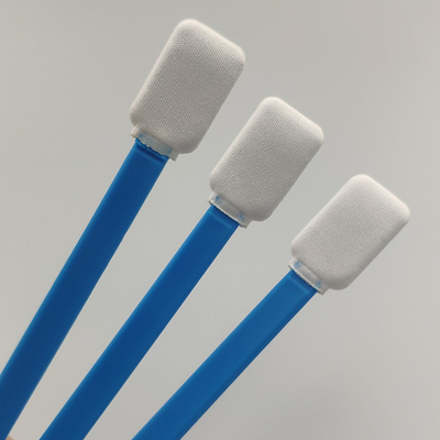 Polyester Swabs Material Polypropylene Flat Rectangle Head 5 Inch Surface Clean
