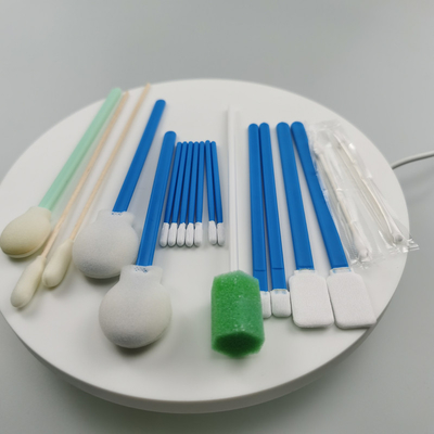 Rectangle Square Pointy Foam Tip Swabs For Printer Electronics Cleaning