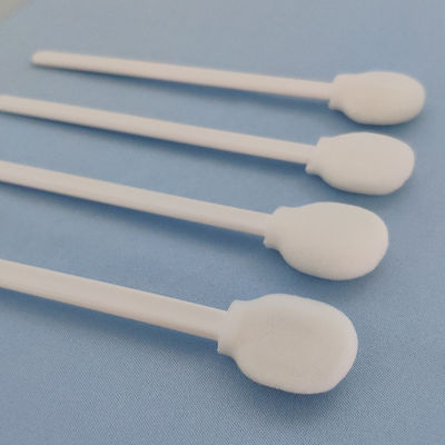 708 Type Long Handle Foam Swab with Round Foam Tip for Precision Cleanroom Cleaning