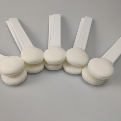 Strong White Handle Sponge Swab Big Round Head 5 Inch