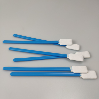 Polypropylene Handle Flat Head Polyester Swabs 100pcs/Bag