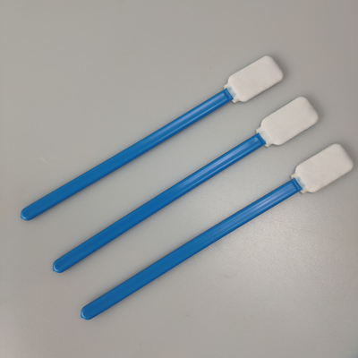 Polypropylene Handle Flat Head Polyester Swabs 100pcs/Bag