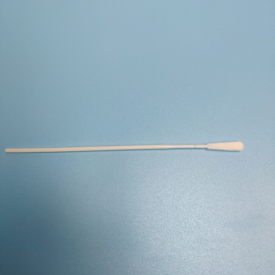 Sample Collection Sterile Swab Nylon Flocked Head For Nasal Oral Throat