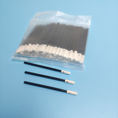 100PCS dustless cleanroom foam tip swabs open-cell foam lint free swab