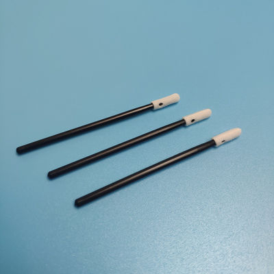 Small round head foam tip swab with 70 mm length for lint free cleaning in small spaces